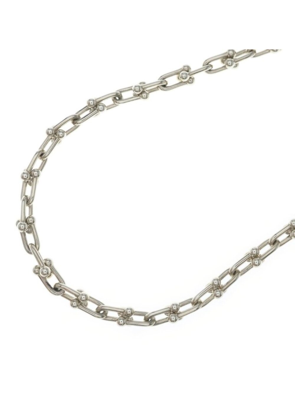 Tiffany & Co HardWear Small Link Necklace Chain Silver